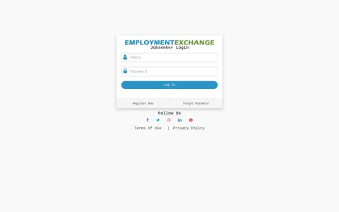 Jobseeker Login - Employment Exchange