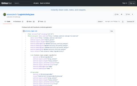Firebase Auth with Facebook a Android application · GitHub
