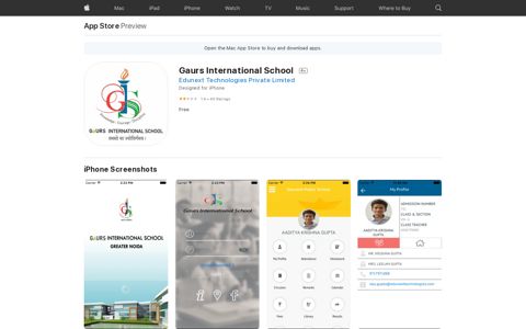 ‎Gaurs International School on the App Store