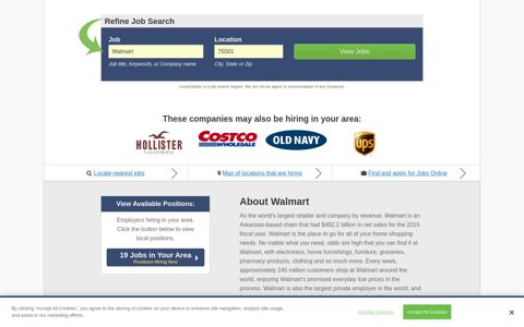 Walmart Jobs - LocalJobster.com