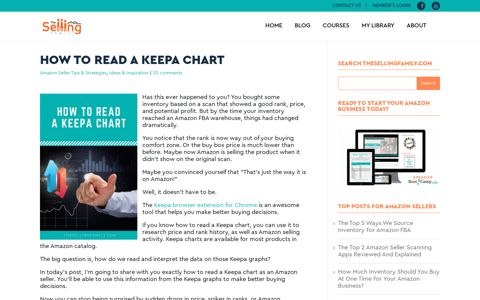 How To Read A Keepa Chart - The Selling Family