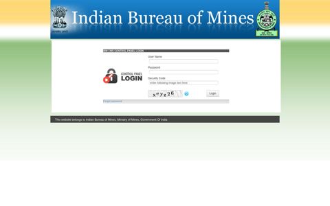 Login:Indian Bureau of Mines,Nagpurr