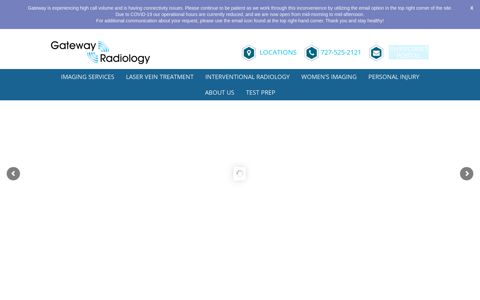 Gateway Radiology: Vein Treatment St. Petersburg, Diagnostics