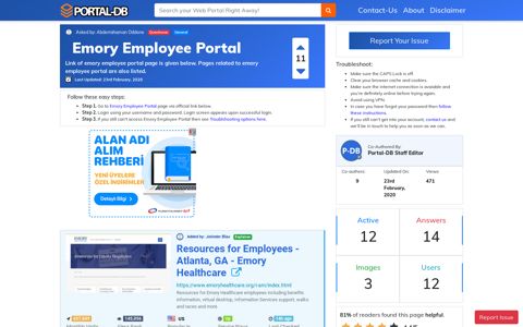 Emory Employee Portal