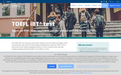 What is the TOEFL iBT test? | ETS Global