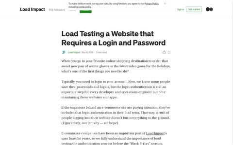Load Testing a Website that Requires a Login and Password ...