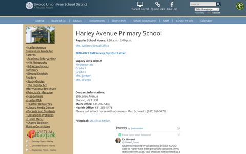 Elwood Union Free School District Schools | Harley Avenue ...