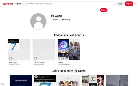 Iro Game (2irogame19) on Pinterest