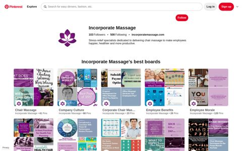 Incorporate Massage (incmassage) on Pinterest