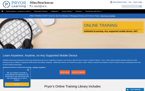 Online Training Courses - Fred Pryor Seminars