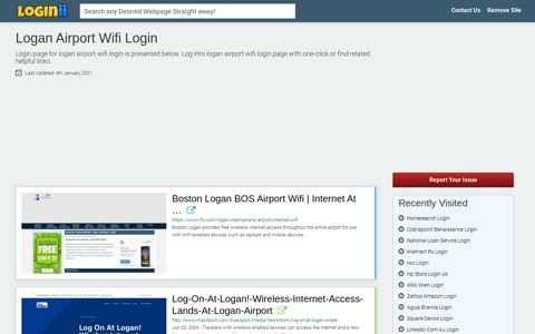 Logan Airport Wifi Login - Straight Path to Any Login Page!