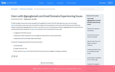 Users with @googlemail.com Email Domains Experiencing ...