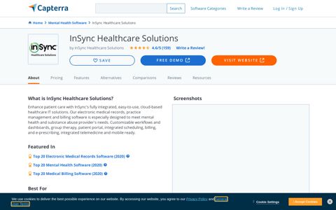 InSync Healthcare Solutions Reviews and Pricing - 2020