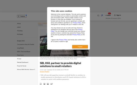 SBI, HUL partner to provide digital solutions to small retailers