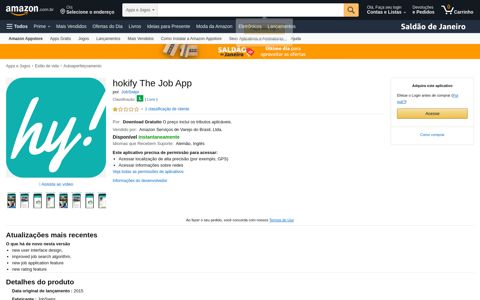 hokify The Job App: Amazon.com.br
