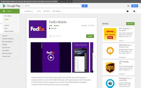 FedEx Mobile - Apps on Google Play