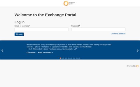 Home | Exchange Portal - LMS