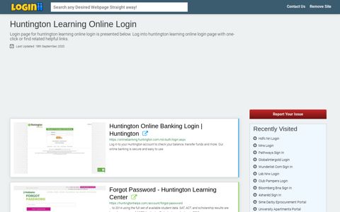 Huntington Learning Online Login - Loginii.com