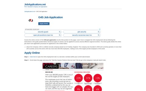 G4S Job Application - Apply Online