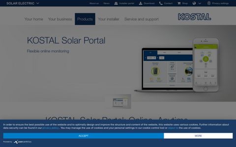 KOSTAL Solar Portal: flexible online monitoring