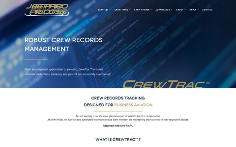 CrewTrac™ – JetPro Pilots