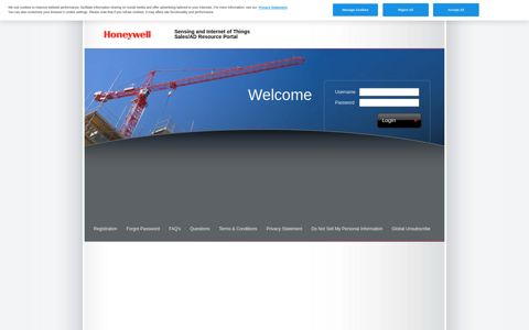 Honeywell Sales/AD Portal