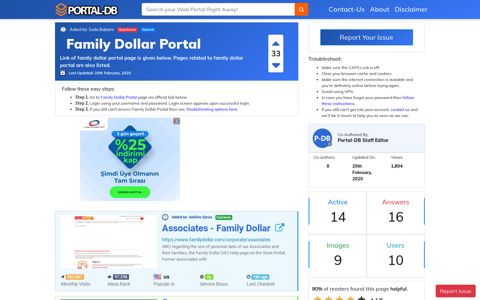 Family Dollar Portal