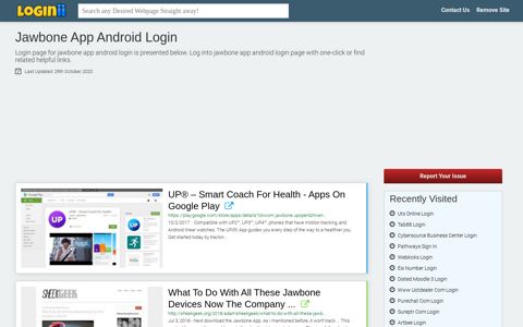 Jawbone App Android Login - Loginii.com