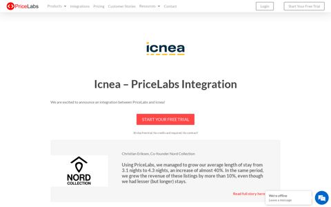 Icnea - PriceLabs integration - PriceLabs