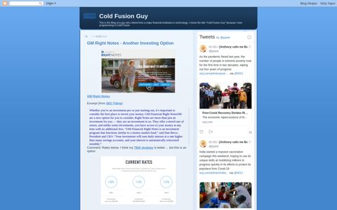 GM Right Notes - Another Investing Option - Cold Fusion Guy