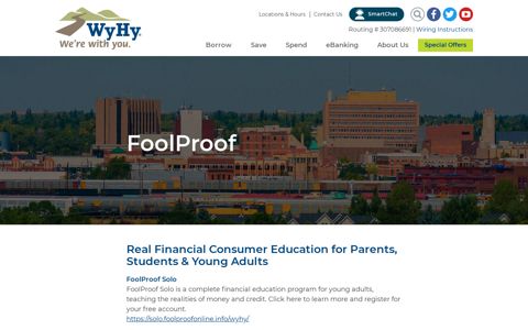 FoolProof - WyHy Federal Credit Union