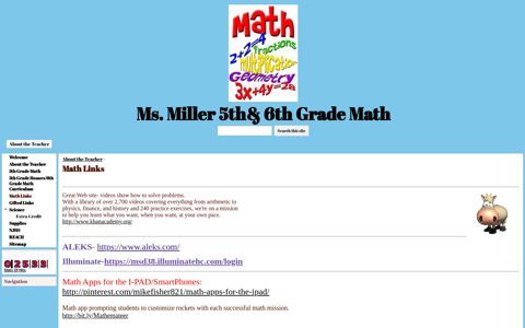 Math Links - Ms. Miller 5th& 6th Grade Math - Google Sites