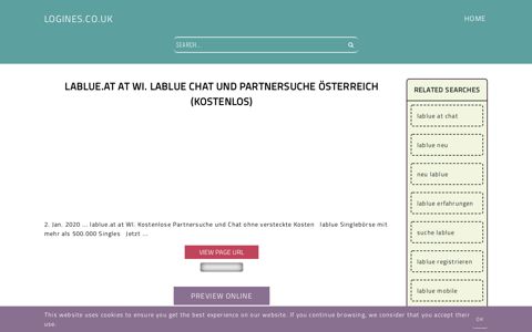 lablue.at at WI. lablue Chat und Partnersuche Österreich ...