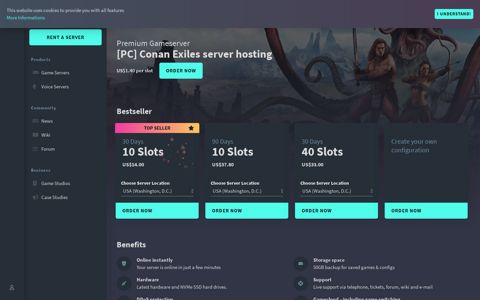 [PC] Conan Exiles server hosting - gportal