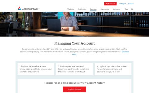 Manage Your Account | For Your Business - Georgia Power