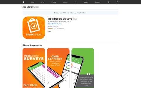 ‎InboxDollars Surveys on the App Store
