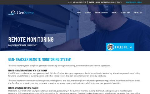Remote Monitoring - GenServe