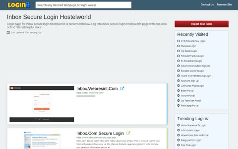 Inbox Secure Login Hostelworld - Loginii.com