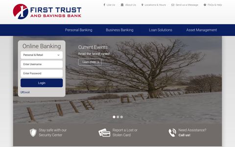 First Trust and Savings Bank