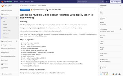 Accessing multiple Gitlab docker registries with deploy token ...