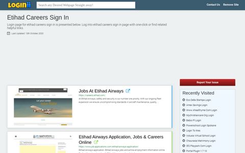 Etihad Careers Sign In - Loginii.com