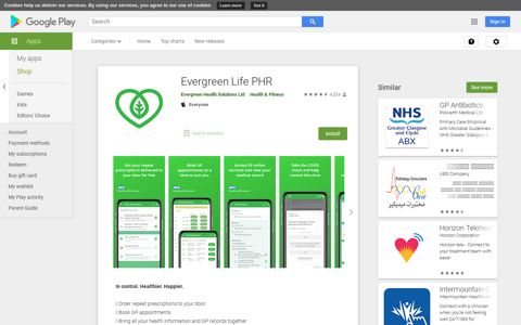 Evergreen Life PHR - Apps on Google Play