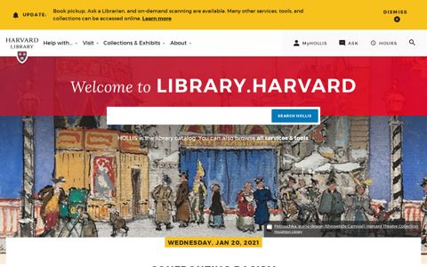 Harvard Library: library.harvard