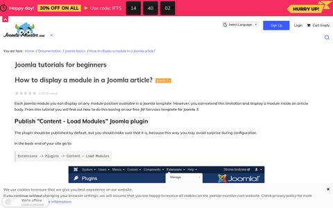 Display Module in Joomla Article - Joomla-Monster