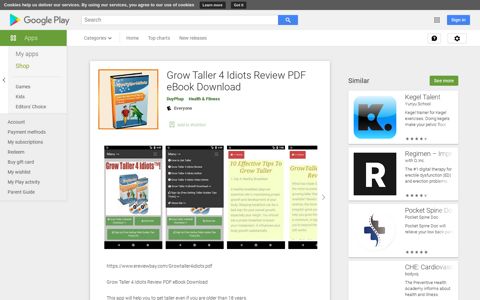 Grow Taller 4 Idiots Review PDF eBook Download - Apps on ...