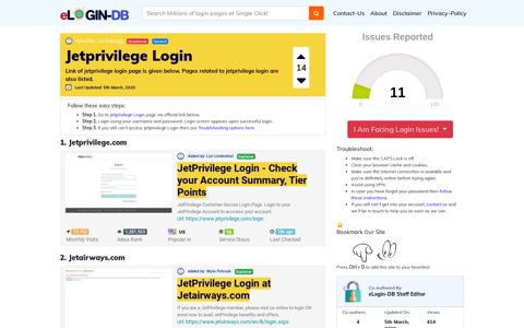 Jetprivilege Login - A database full of login pages from all over ...