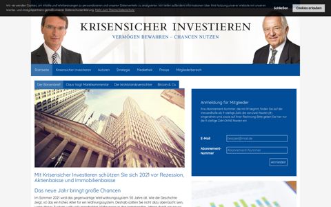 Krisensicher Investieren: Der fundierte Börsenbrief mit Claus ...