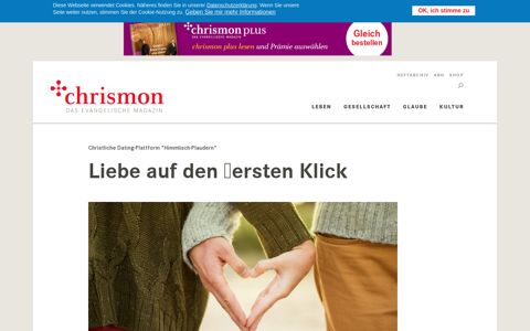 Christliche Dating-Plattform "Himmlisch-Plaudern" | chrismon