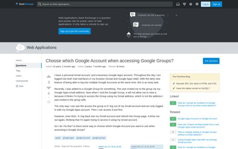 Choose which Google Account when accessing Google ...
