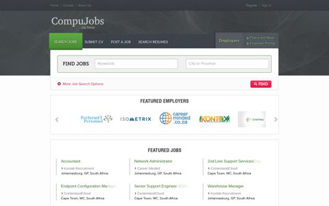 CompuJobs: Jobs in South Africa | Recruitment | Job Portal
